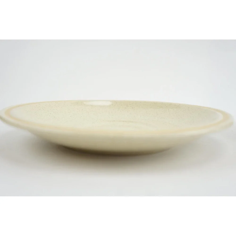 Hearthside Garden Festival Cup Saucer Set 6pc Cream Yellow Stoneware Japan‎ Good